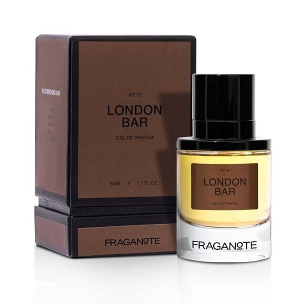 London Bar Eau De Perfume (50ml) | Long-Lasting Men’s Fragrance with Spicy, Woody and Boozy Notes | Bold & Sophisticated Scent for Evenings, Parties, Date Nights & Special Occasions