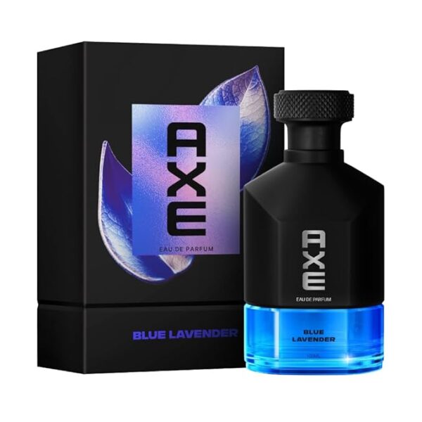 AXE Premium Luxury Perfumes | Blue Lavender | 12Hr Long Lasting | Aromatic Herbal Woody Mint Vanilla Amber Fragrance | IFRA Certified & PETA Approved | EDP 100ML